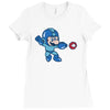 mega mario Ladies Fitted T-Shirt