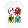 pac skull copy Ladies Fitted T-Shirt