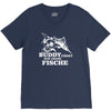 buddy f&auml;ngt nur gro&szlig;e fische funny V-Neck Tee