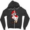 mario licking toad Zipper Hoodie