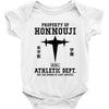 Property Of Honnouji Athletics Dept. Baby Onesie