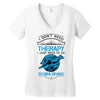 I Don't Need Therapy Just to Go Scuba Diving Women's V-Neck T-Shirt