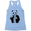 gangster panda Racerback Tank
