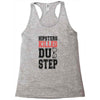 hipsters killed dubstep Racerback Tank