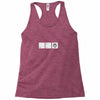 cyberman ctrl alt del Racerback Tank