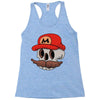 mario skull Racerback Tank