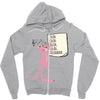 pink panther list Zipper Hoodie