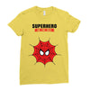Superhero On The Way Ladies Fitted T-Shirt