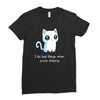bad kitty Ladies Fitted T-Shirt