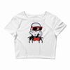 hipster trooper Crop Top