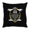 I Am A Leo Throw Pillow