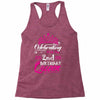 Celebrating With the 2nd Birthday Queen Racerback Tank