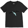 down the shore hooded V-Neck Tee