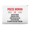 Pisces Woman Accessory Pouches