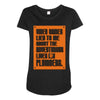 video games lied to me Maternity Scoop Neck T-shirt