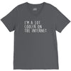 i'm a lot cooler on the internet V-Neck Tee