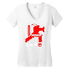 hadouken ryu Women's V-Neck T-Shirt