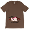 disculpame ya es agosto white girl black print T-Shirt