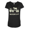 hauling a Maternity Scoop Neck T-shirt