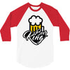 beer king 3/4 Sleeve Shirt