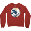 the great wave off sound Crewneck Sweatshirt