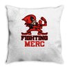 fighting merc Throw Pillow