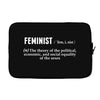 Feminist Noun Laptop sleeve