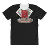 lucky devil gambling cards All Over Women's T-shirt