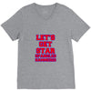 star spangled hammered V-Neck Tee