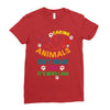 caring for animals isn't what i do it's who i am Ladies Fitted T-Shirt