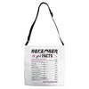 December Girl Facts Sagittarius Adjustable Strap Totes