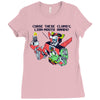 lion mouth hands Ladies Fitted T-Shirt
