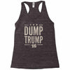 dump trump Racerback Tank
