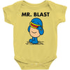 mr. blast Baby Onesie