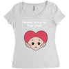 Mommy, Let's Go to Yoga Class! Women's Triblend Scoop T-shirt