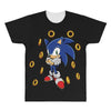 Sonic Rings All Over Men's T-shirt