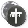 faith cross w Pin-back button