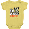 This Girl Loves Pitbull Baby Onesie