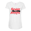 survivin' Maternity Scoop Neck T-shirt