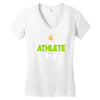 plant powered athlete Women's V-Neck T-Shirt