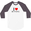 i love running 3/4 Sleeve Shirt