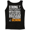 Strong Independent Motivated Gemini Tank Top