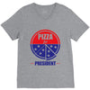 pizza for prez V-Neck Tee