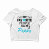 my favorite people call me poppy Crop Top