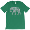 elephant filled pattern cool T-Shirt