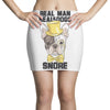 snoring gentleman Mini Skirts