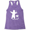 bear grills bbq funny Racerback Tank