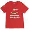 what would macgyver do V-Neck Tee