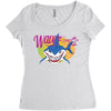 Wave Crusher Women's Triblend Scoop T-shirt