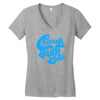 chicago house music Women's V-Neck T-Shirt
